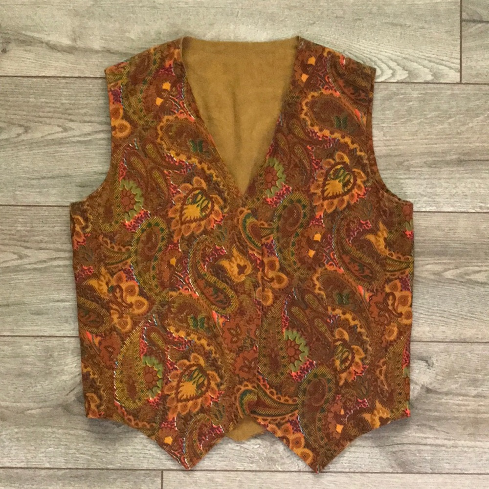 Vintage Paisley Vest